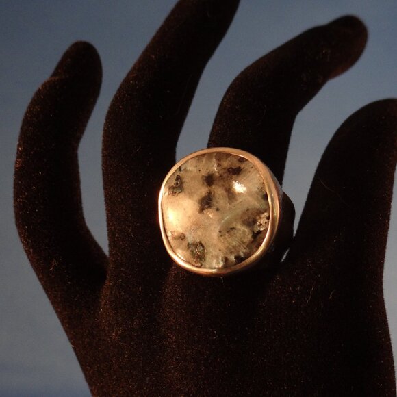 Silpada Sterling Silver and stone ring - Picture 1 of 7